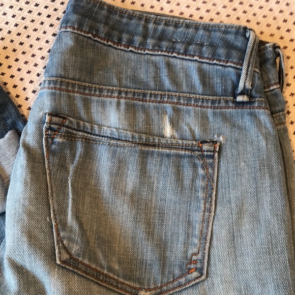 🇺🇸 EARNEST SEWN sz 26 Esra Mid-Rise Skinny Jeans Premium Salvage Light Denim - Picture 7 of 16